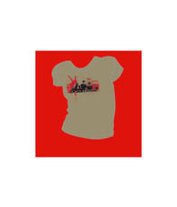 Downtown Ladies T-Shirt in Khaki