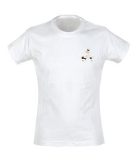 Sitting Man Ladies T-Shirt