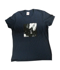 Ladies Square Navy T-Shirt
